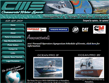 Tablet Screenshot of cwsboats.com